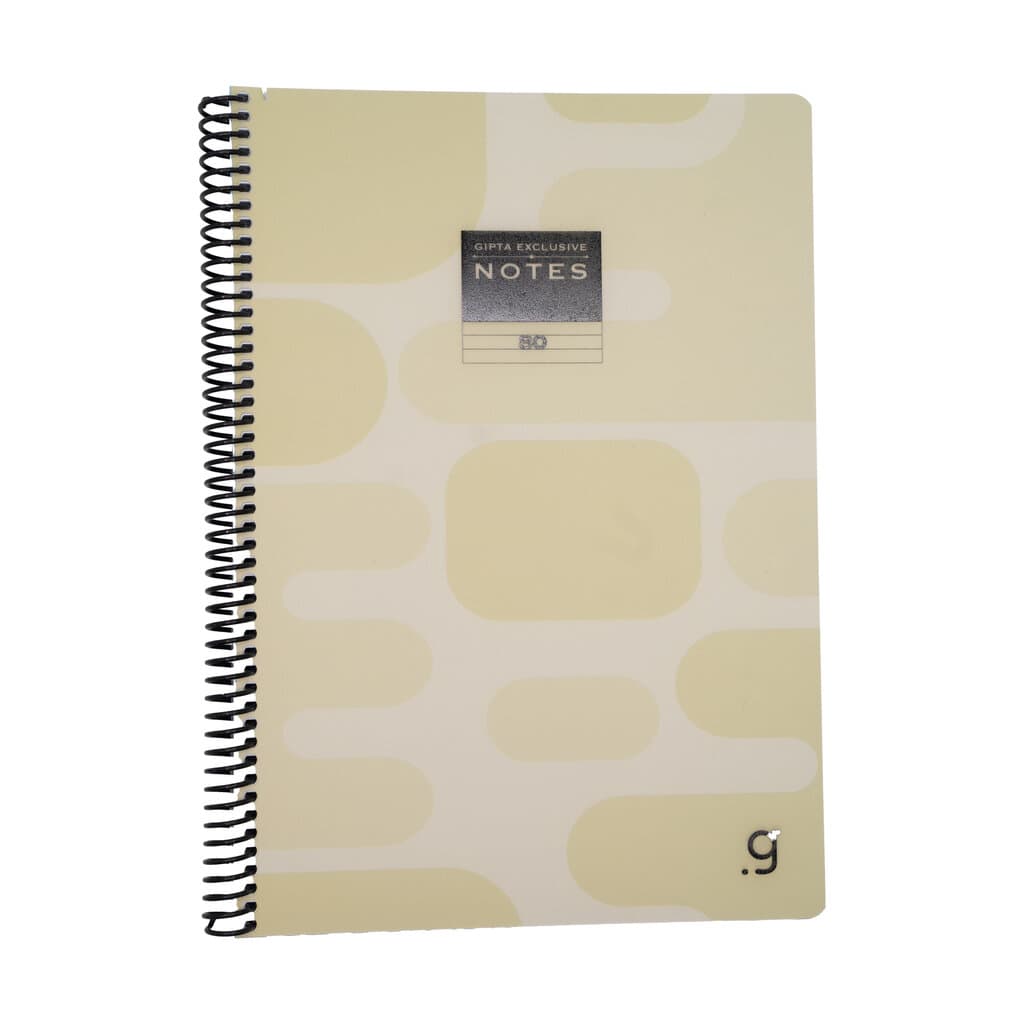 Gipta notebook with spiral binder