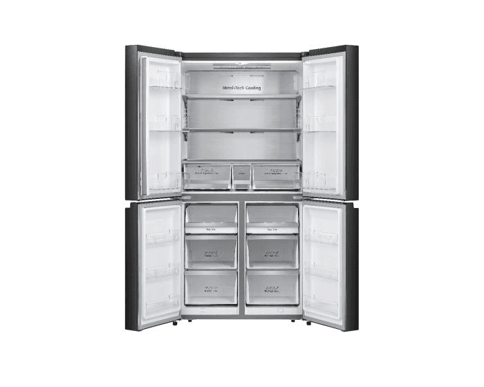 Gorenje 4 Door French Bottom Freezer Refrigerator 582L - NRM9181SB (Black) 2