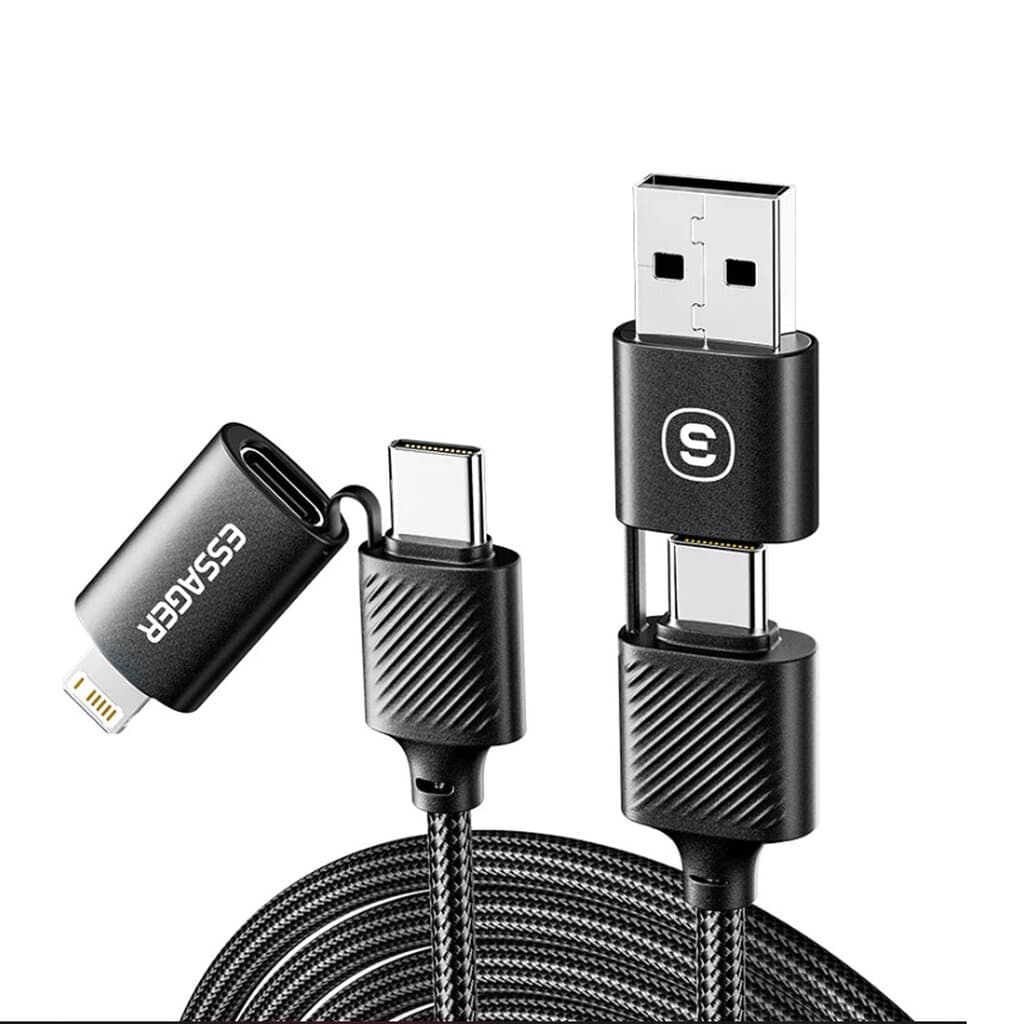Essager 65W 4 in 1 fast charger cable