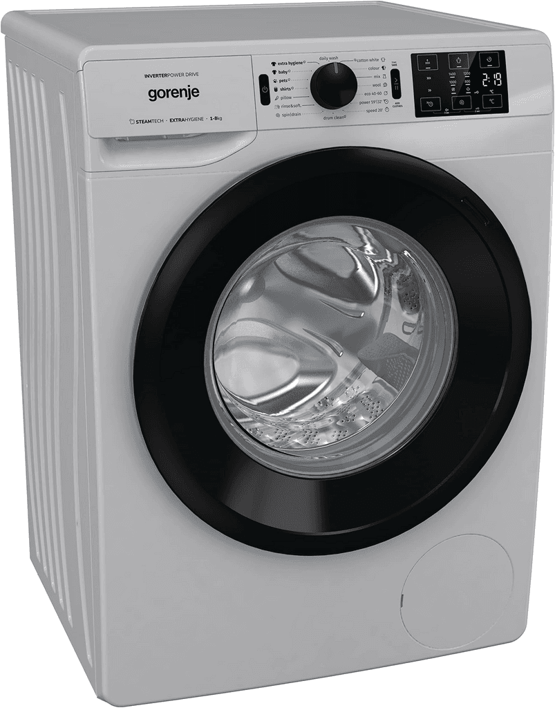 Gorenje Washing Machine 8kg - WNEI84AS/A (White) 1