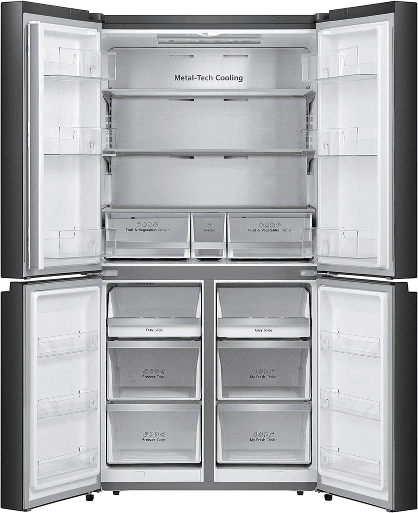 Gorenje Bottom Freezer Refrigerator 541L - NRM9181SBI (Black) 2