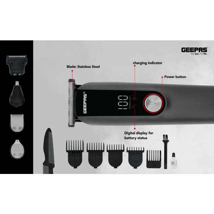 Geepas GTR56048 11-in-1 Grooming Kit 4
