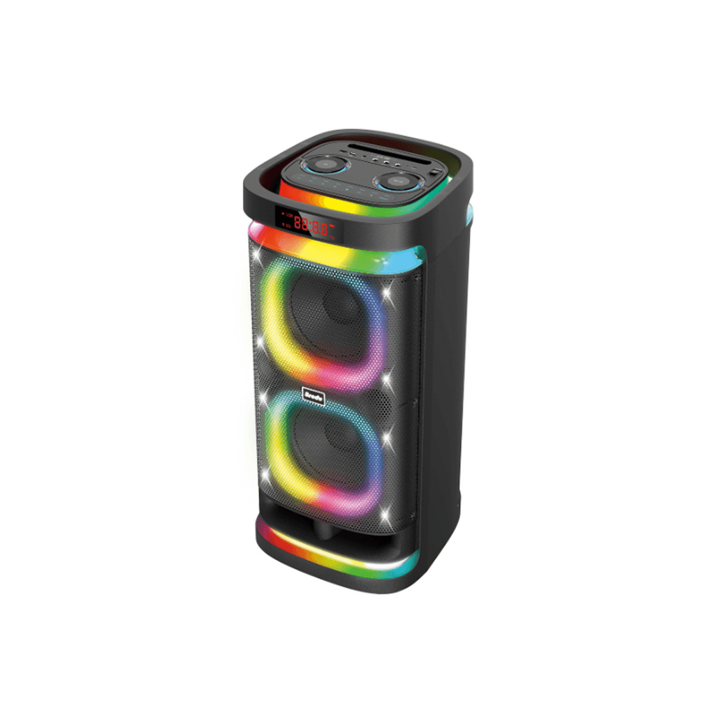 Brodu_BTS_1990_speaker,_Bluetooth_Karaoke_Speaker_With_2_Microphone