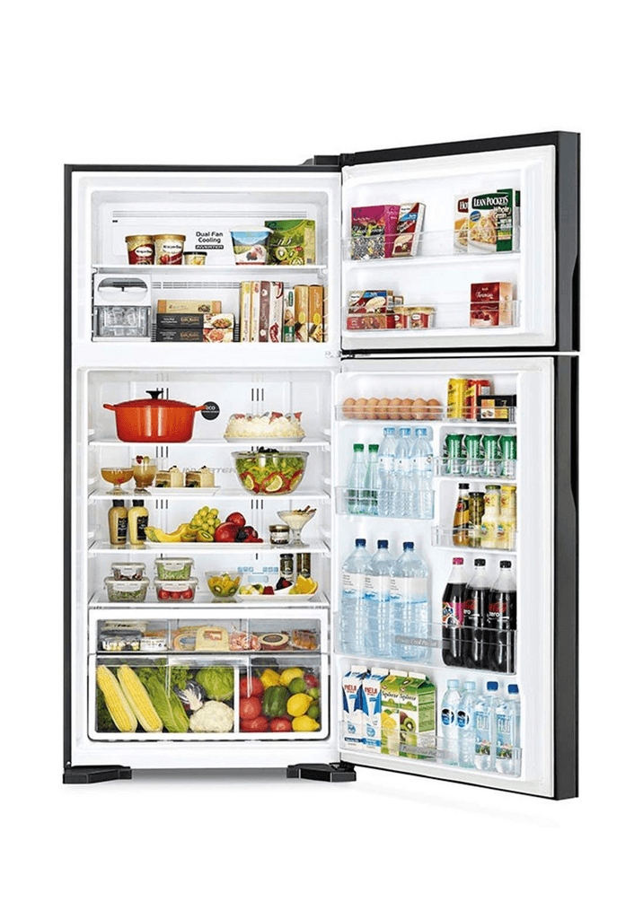 HITACHI Refrigerator 2 Doors 562L - HRTN7489DF / R-VG650PUQ7 (Black) 2