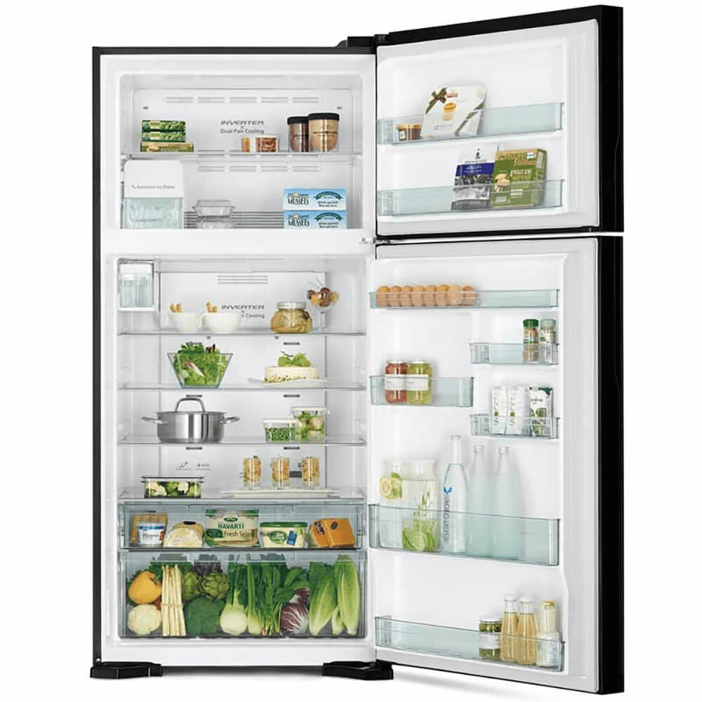 HITACHI Refrigerator 2 Doors 550L- R-VGX550PUQ8 (Black) 2