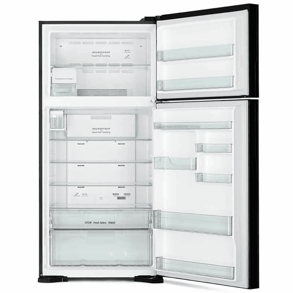 HITACHI Refrigerator 2 Doors 550L- R-VGX550PUQ8 (Black) 3