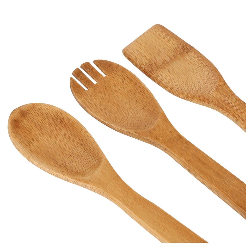 Royalford 3 Pcs Bamboo Kitchen Tools Set - RF5109 3