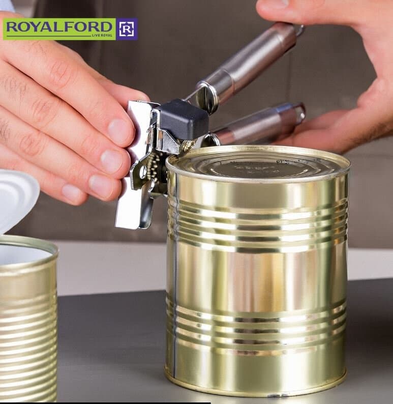 Royalford Can Opener Stainless Steel Tube Handl - RF1184-O 2