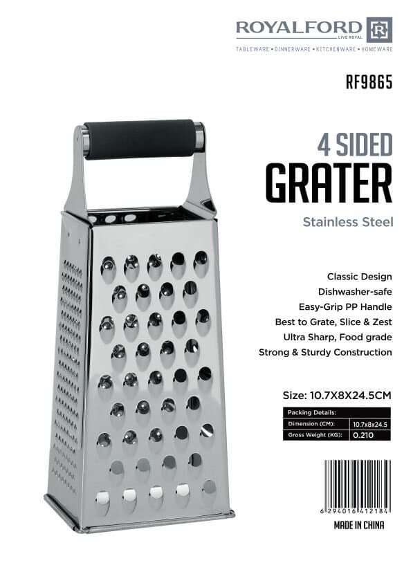 Royalford Stainless Steel 4 Side Grater - RF9865 4