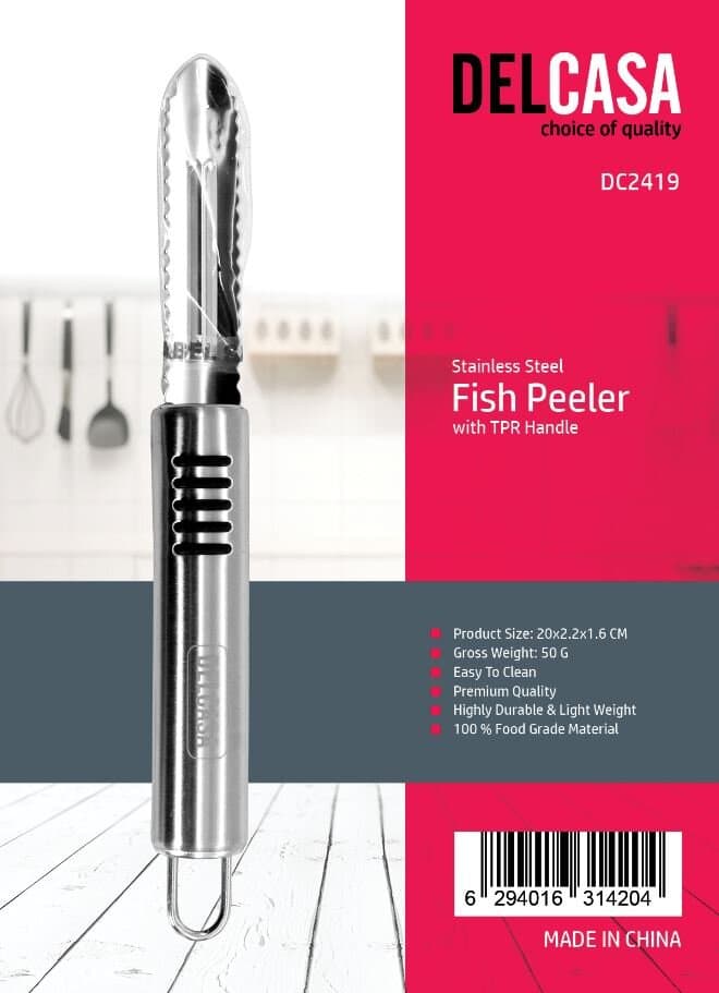 Delcasa Stainless Steel Peeler with TRP Handle - DC2419 3