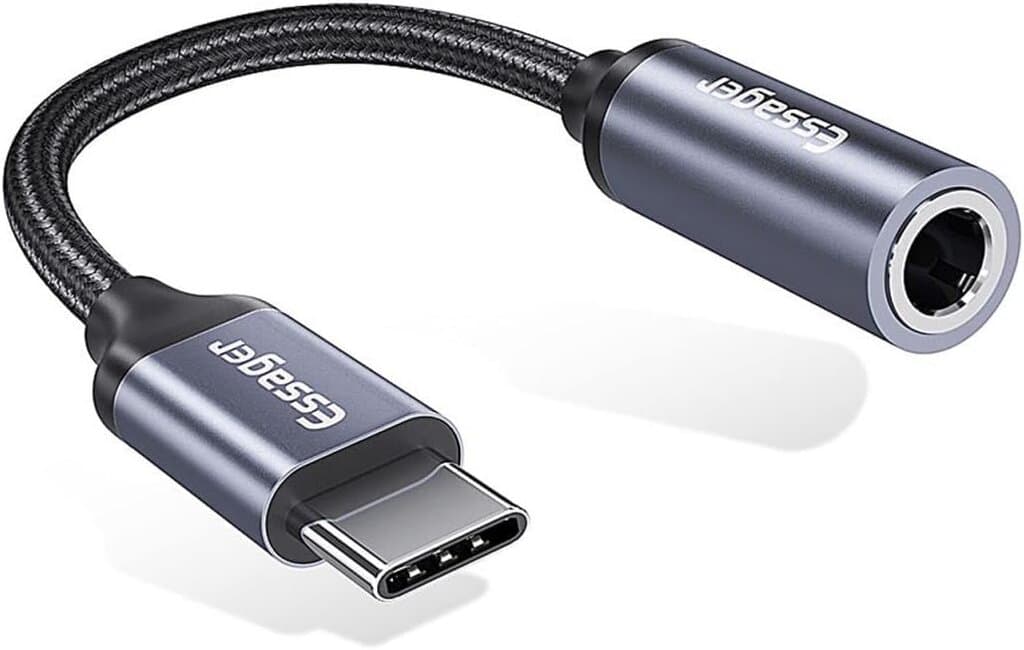 ESSAGER USB Type-C to 3.5mm Audio Adapter