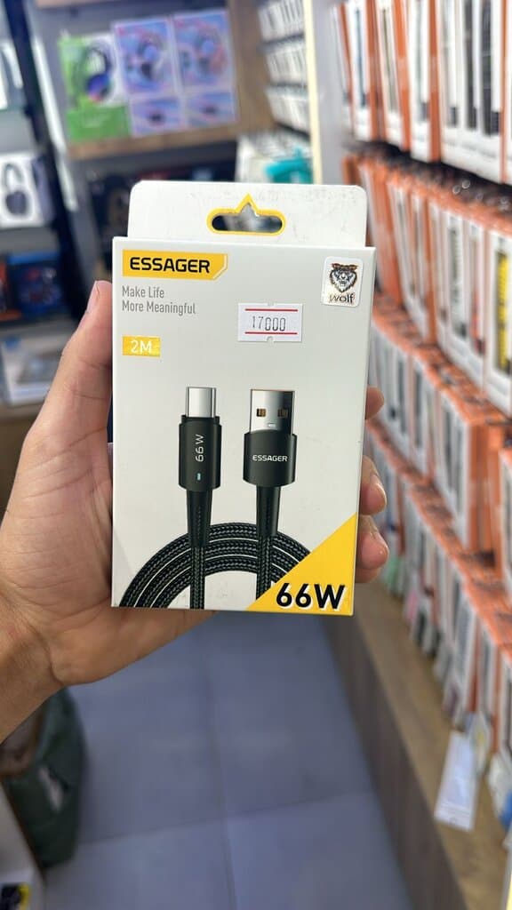 ESSAGER USB-A to USB-C 66W Fast Charging Cable (2 m) 2