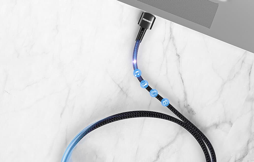 ESSAGER USB-A to USB-C 66W Fast Charging Cable (2 m) 3
