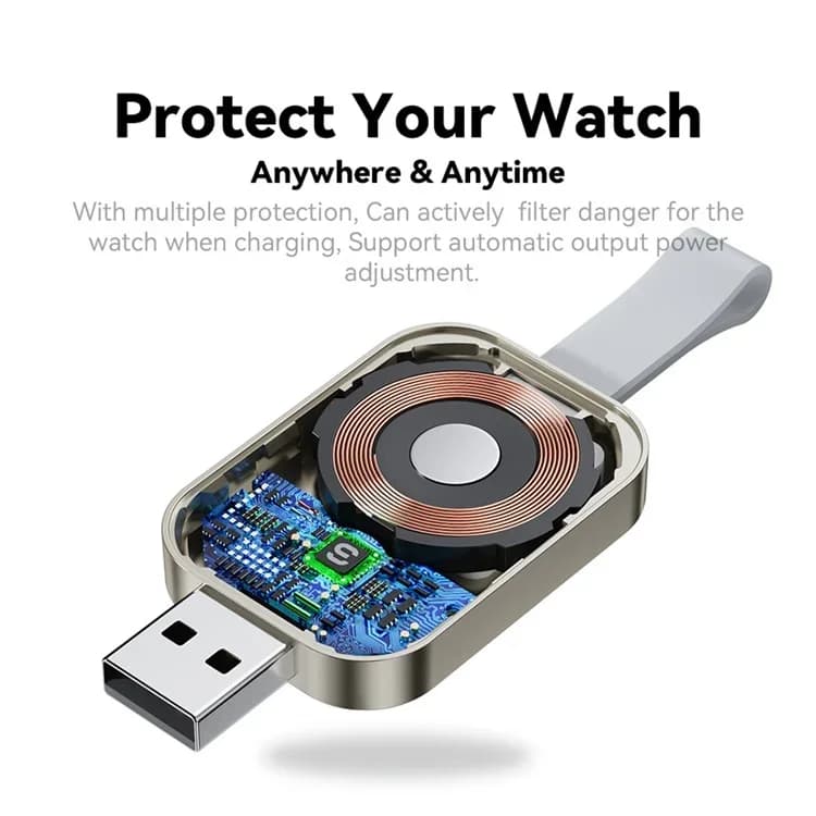 ESSAGER Mini Apple Watch Portable Wireless Charging Dock 7