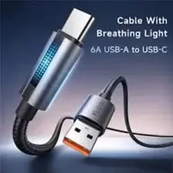 Mcdodo USB-A To USB-C Cable With Breathing Light CA-518