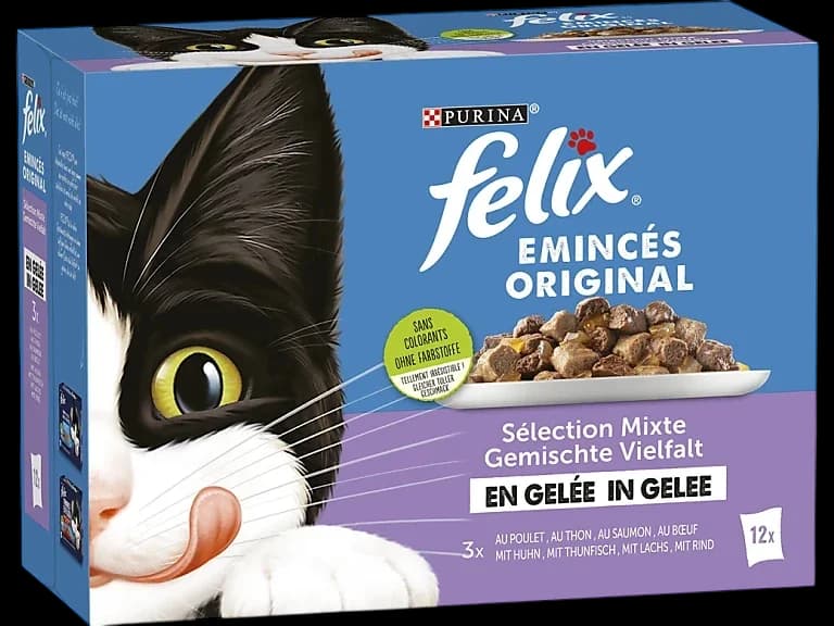 Cat Wet Food Gelle - 12x
