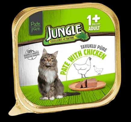 Jungle Cat Wet Food with Chicken - 100g