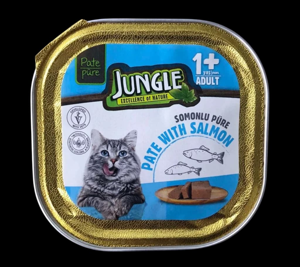 Jungle Cat Wet Food with Salmon - 100g