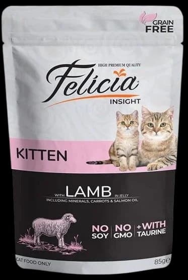 Felicia Kitten Lamb - 85g