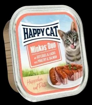 Happy Cat Poultry & Salmon - 100g