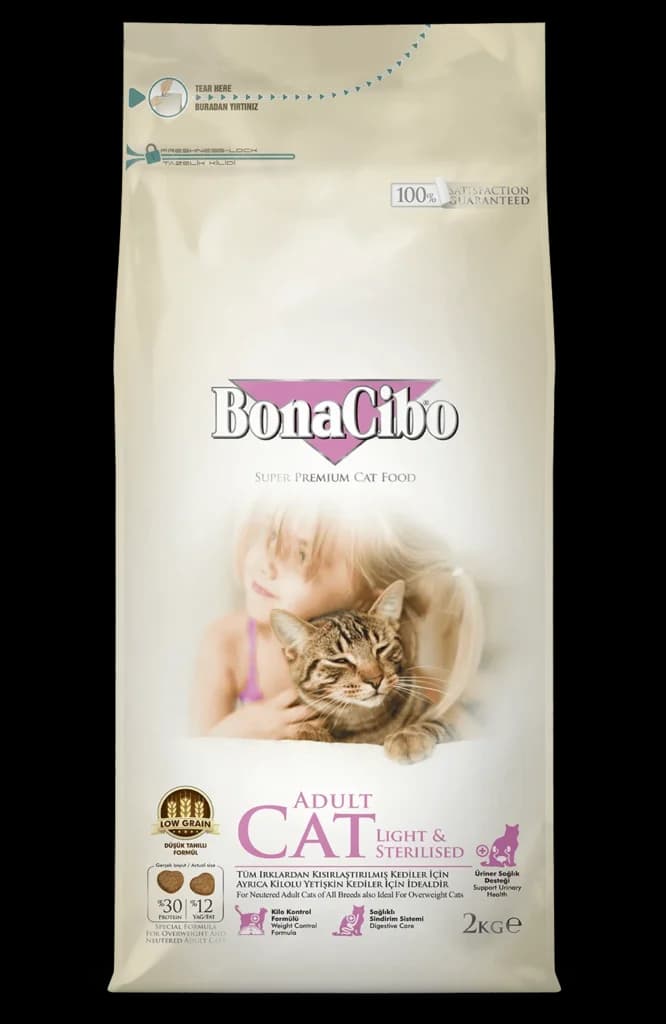 Bonacibo Adult Light & Sterilized - 2kg