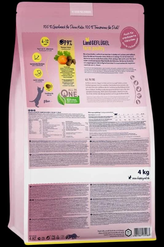 Happy Cat Junior farm Poultry - 4kg 2