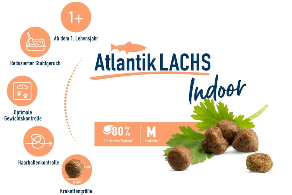 Happy Cat Indoor Atlantic Salmon - 1.3kg 2