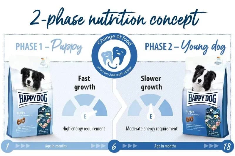 Happy Dog Dry Food Junior - 4kg 4