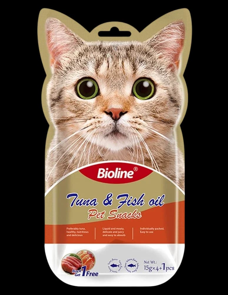 Bioline Snacks Tuna & Fish Oil - 5pcs