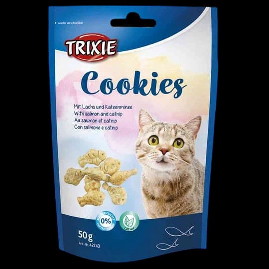 Trixie Cookies With Salmon & Catnip - 50g
