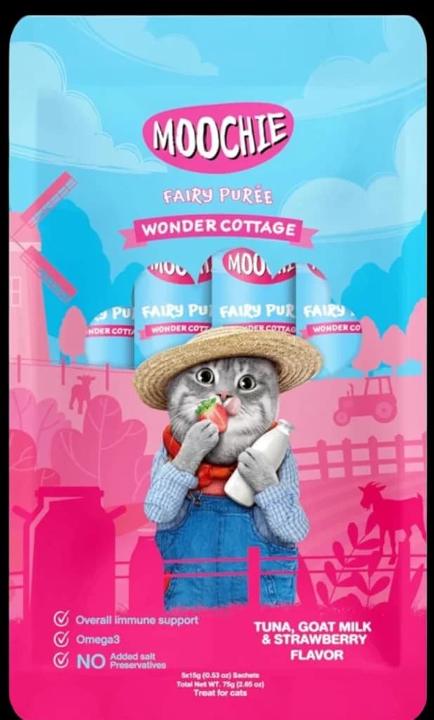 Tuna, Goat Milk & Strawberry Flavor - 5X