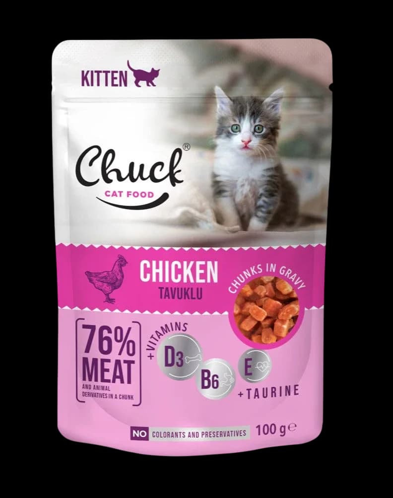 Chuck  kitten with chicken - 100g 1