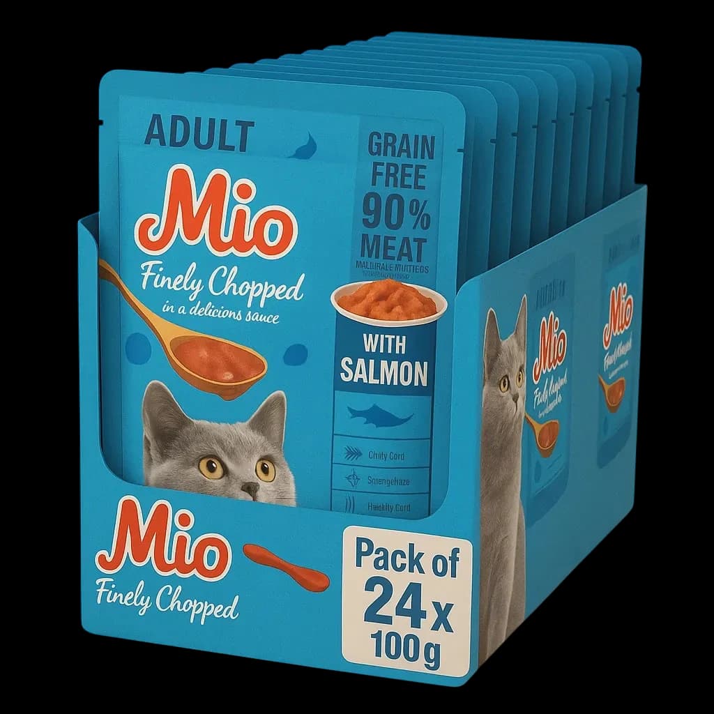 Mio with Salmon - 24x