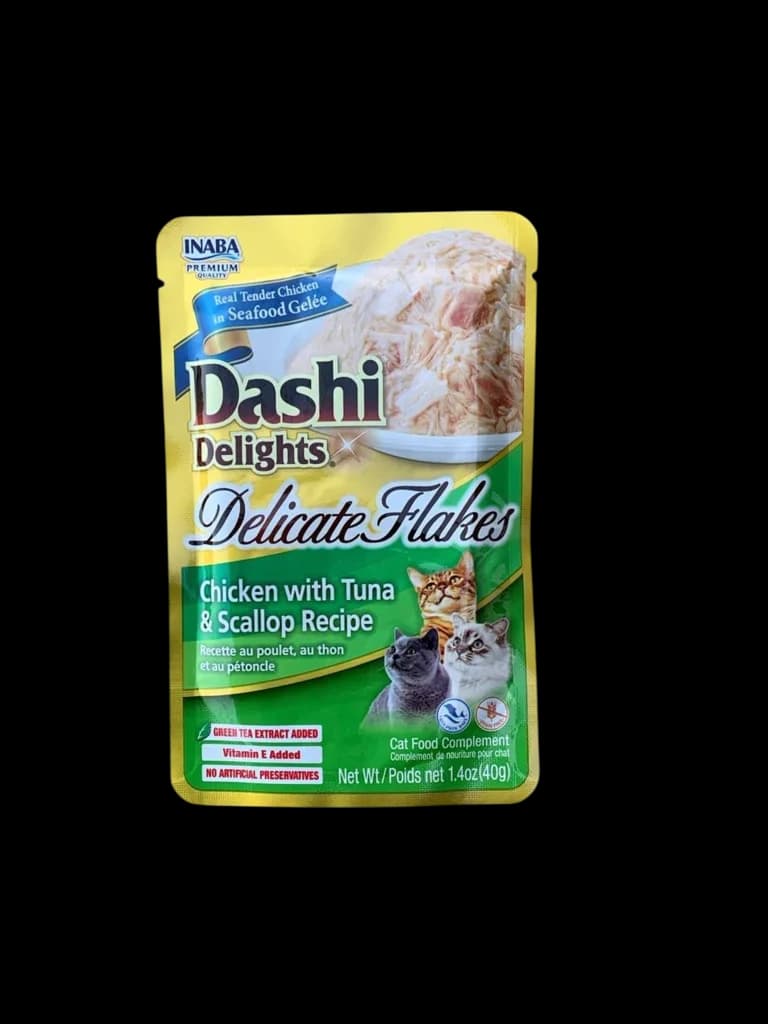 Delicate Flakes, Chicken & tuna & Scallop - 40g