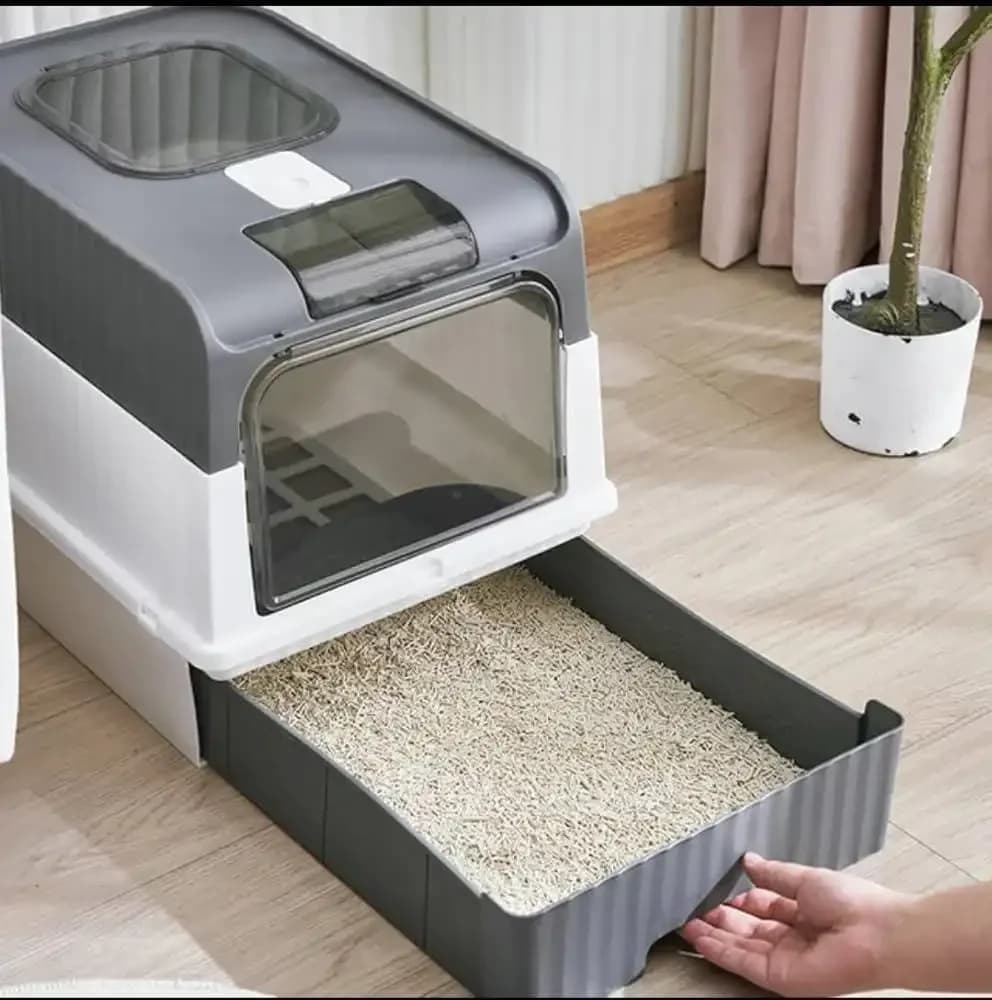 Plastic Cat LitterBox 2