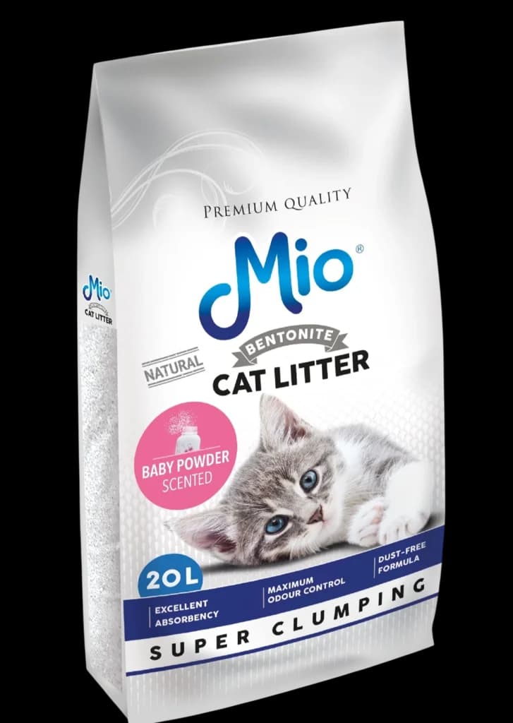 Mio Cat Litter Baby Powder - 20L