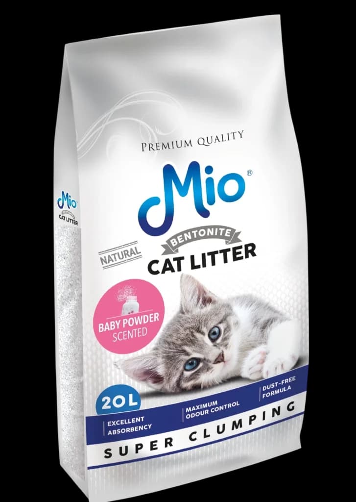 Mio Cat Litter Baby Powder - Big Size - 20L