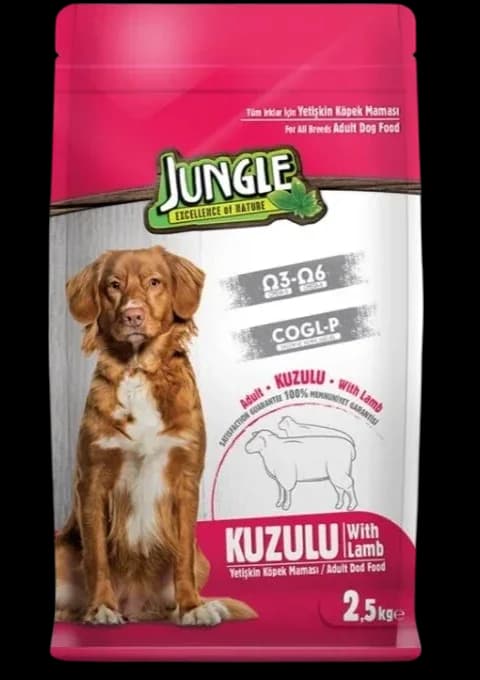 Adult Dry Dog Food with Lamb - 2.5kg