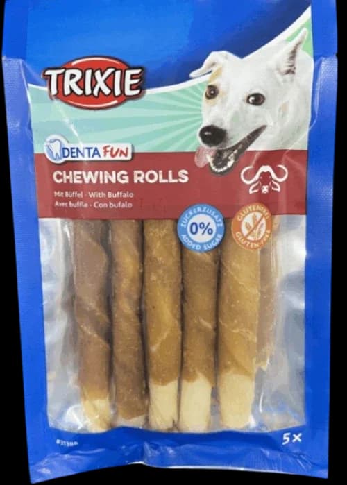 Denta Fun Buffalo Chewing Rolls - 5pcs