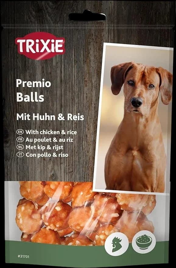 Trixie Rice Chicken Balls - 80g