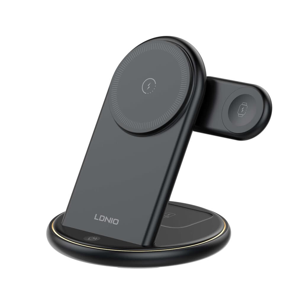 LDNIO WL02 5-in-1 Wireless Charger - Black