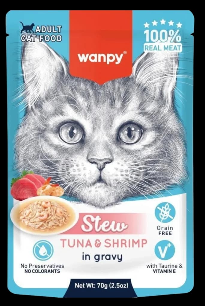 Stew Tuna & Shrimp in Gravy For Adult Cat - 70g