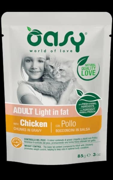 For Adult Cat Chicken Light in Fat - 85g