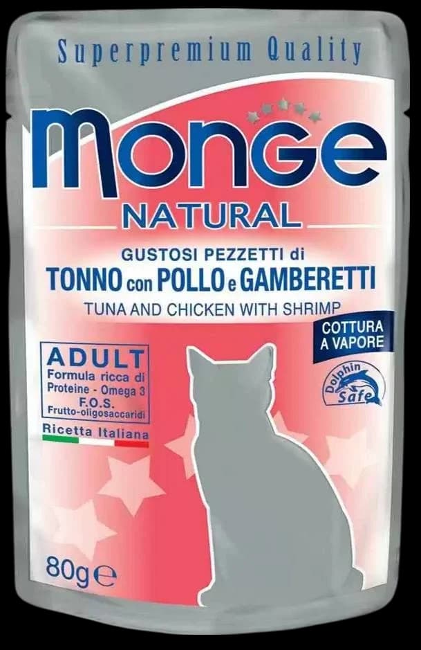 With Tuna & Chicken & Shrimp Flavour - 80g
