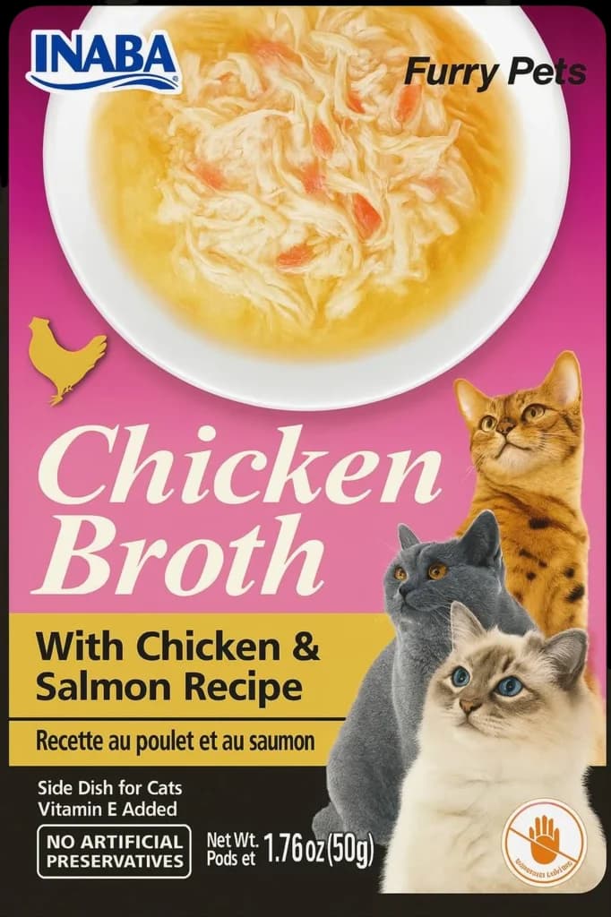 Chicken Broth with Chicken&Salmon - 50g