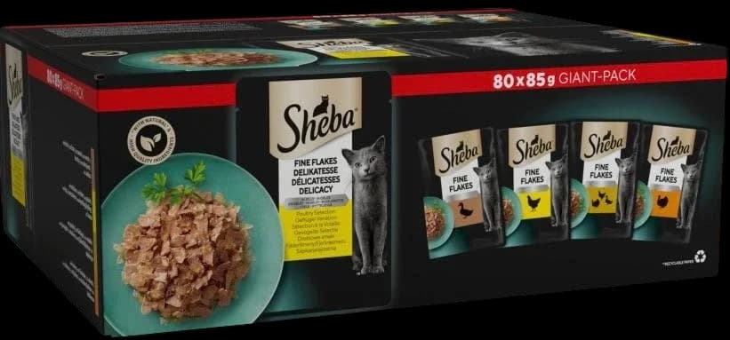 Fine Flake Giant Pack With Poultry Flavour - 80x