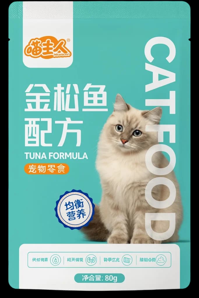 Cat Food with Tuna Flavour - 80g
