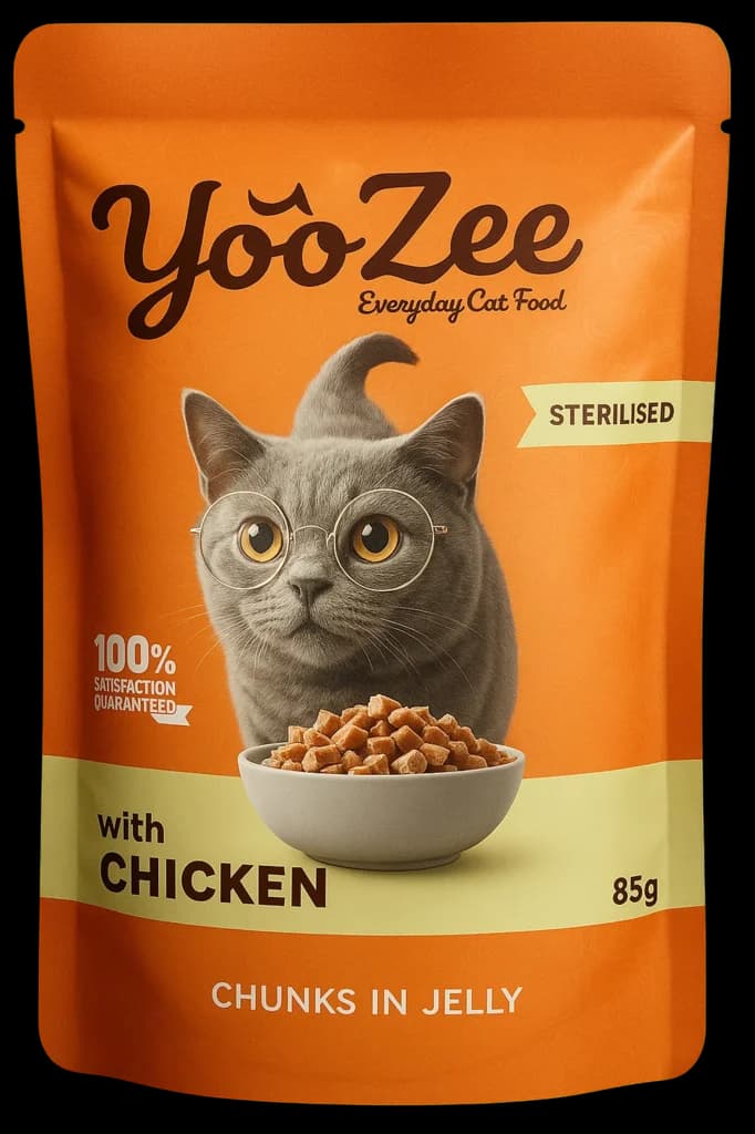 For Cat Sterilised with Chicken Flavour - 85g