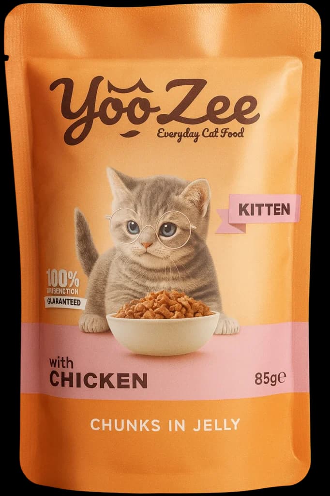 For Kitten With Chicken Flavour - 85g
