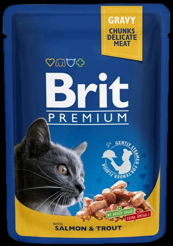 Salmon & Trout In Gravy - 100g